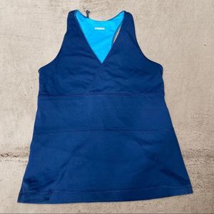Lululemon racer back cross front workout top size small